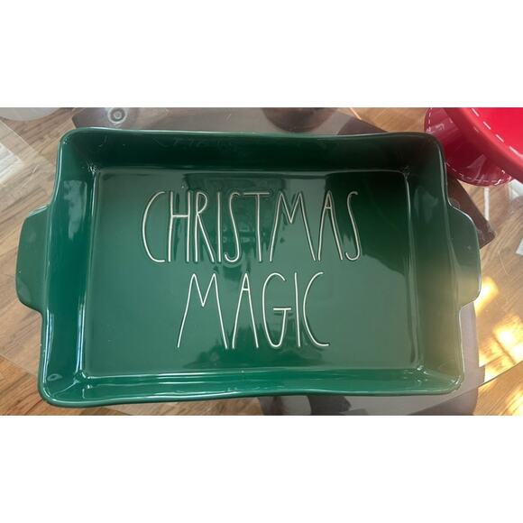 Rae Dunn "Christmas Magic" Lasagna Bake Dish 14 x 10 - Picture 1 of 2